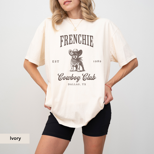 French Bulldog Cowboy Club Shirt