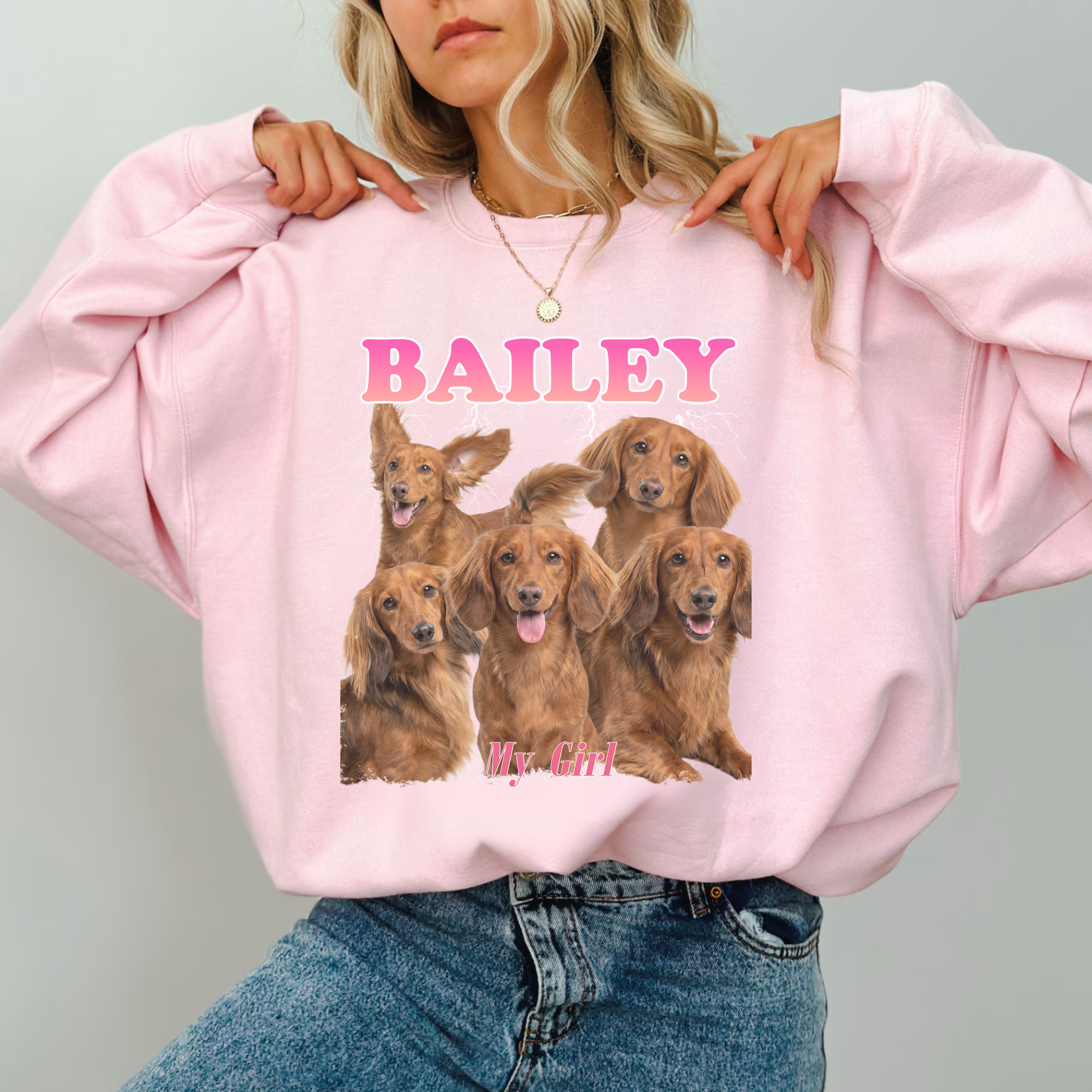 Custom Pet Bootleg Sweatshirt