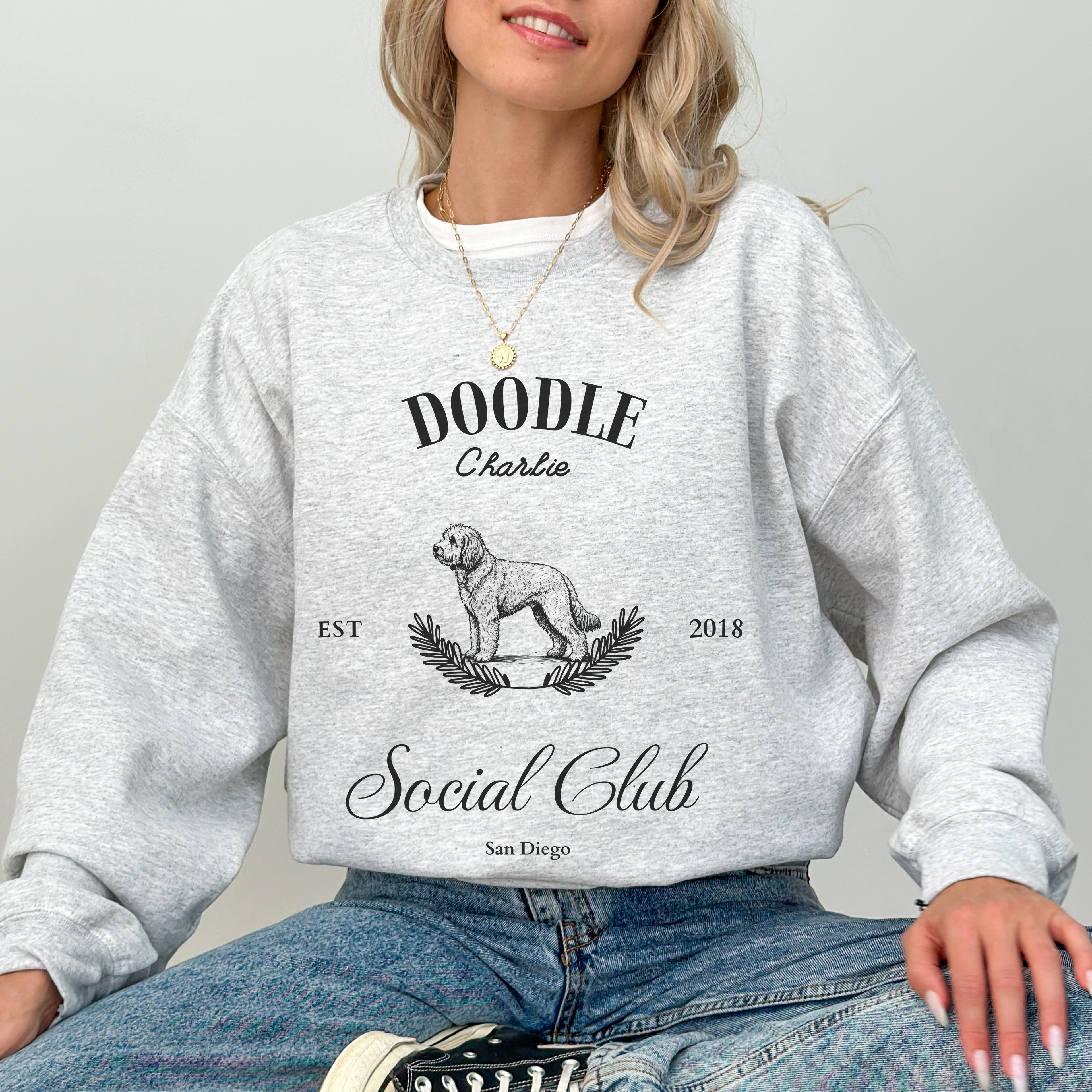 Custom Pet Social Club Sweatshirt