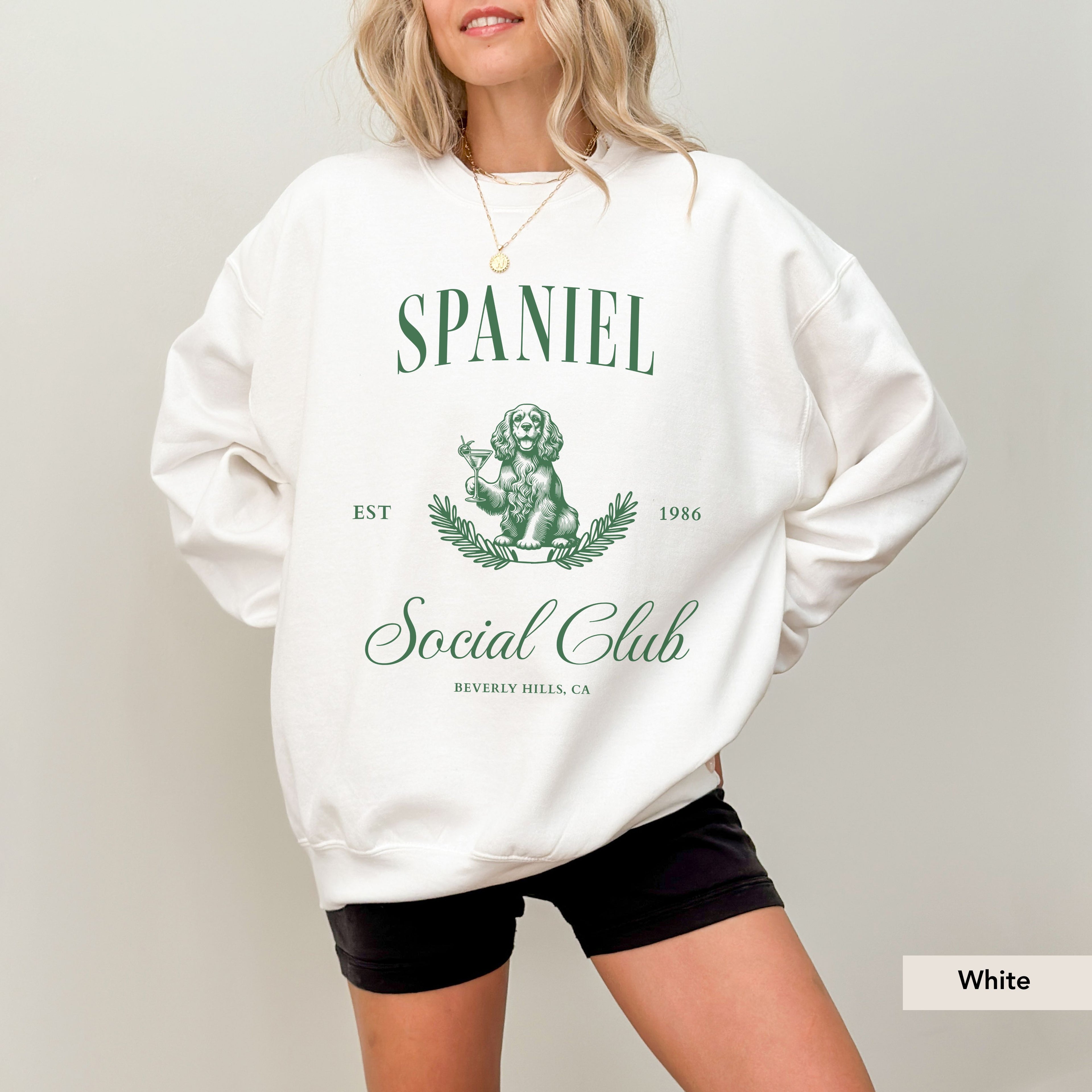 Cocker Spaniel Social Club Sweatshirt