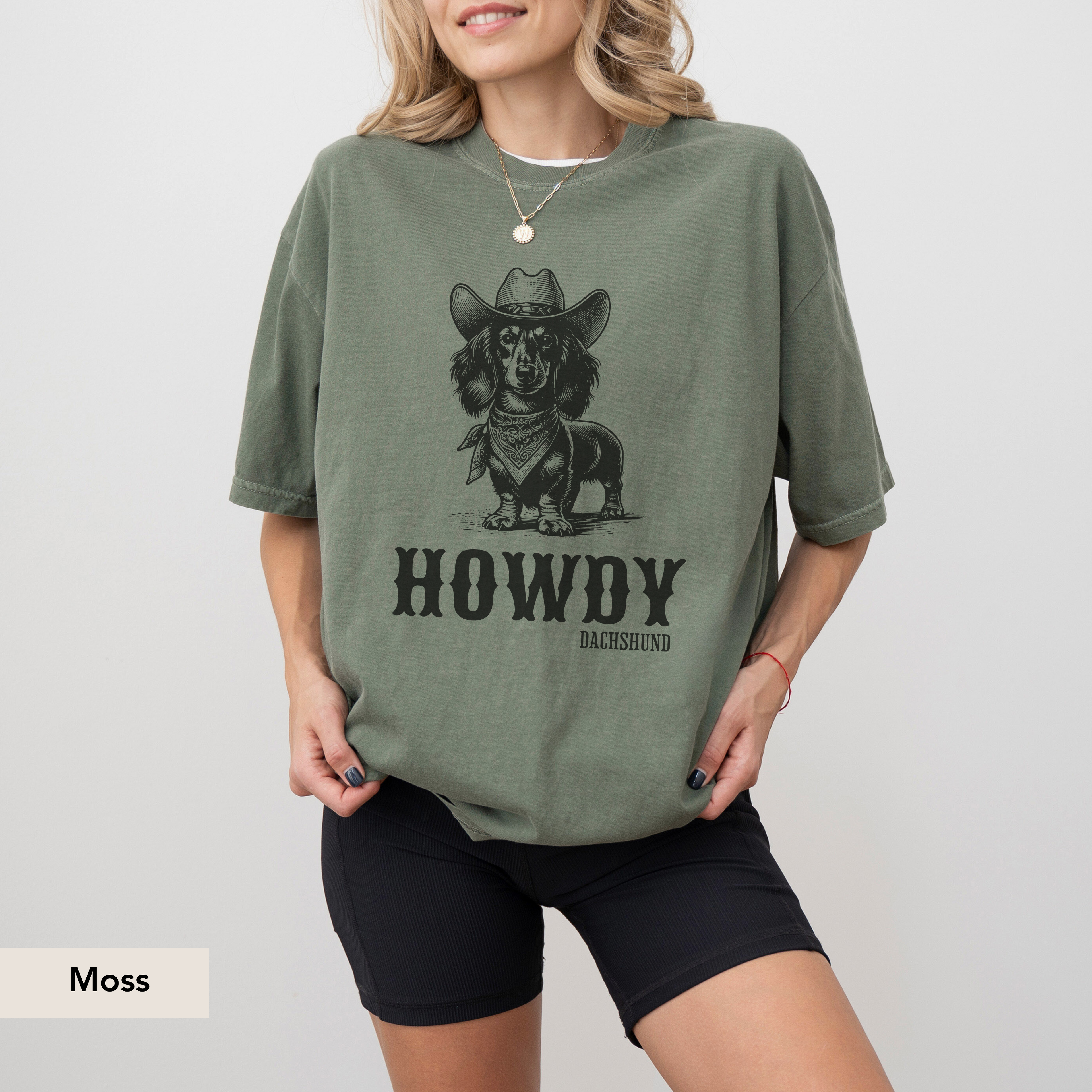 Howdy Dachshund Long Haired Shirt