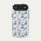 Basenji Blue Toile Phone case
