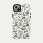 Saluki Sage Green Toile phone Case
