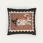 Akita Halloween Woven Pillow