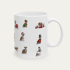 Greyhound Christmas Mug