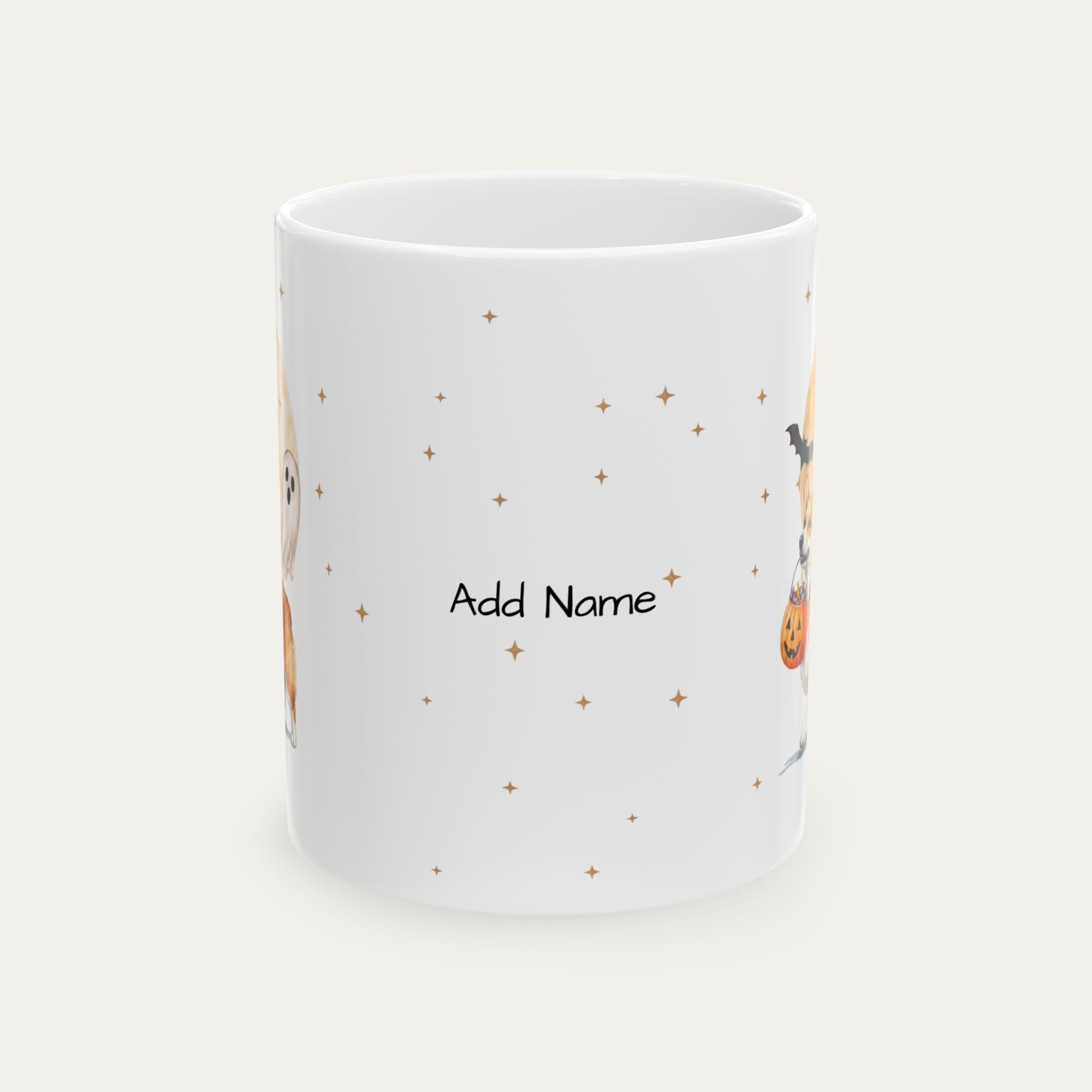 Custom Corgi Halloween mug