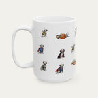 Dalmatian Halloween mug