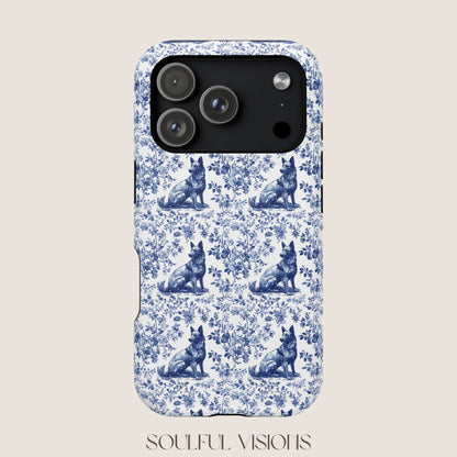 Belgian Malinois Toile De Jouy Magnetic Phone Case