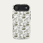 Dalmatian Sage Green Toile phone Case