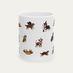 Australian shepherd Red tricolor Halloween mug