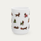 Goldendoodle Chocolate Christmas Mug