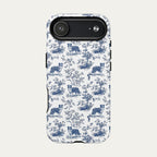 Border Collie Blue Toile Phone case