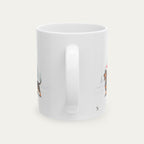 Custom Dachshund Black and Tan Dapple  Christmas Santa Hat Mug