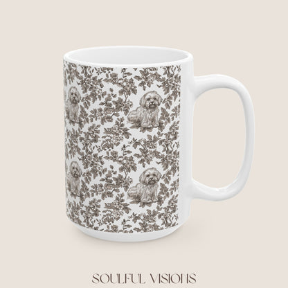 Havanese Toile De Jouy Mug