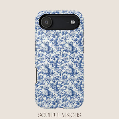 Bichon Frise Toile De Jouy Magnetic Phone Case