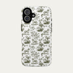 Pitbull Sage Green Toile phone Case