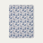 Rottweiler Toile De Jouy Fleece Blanket