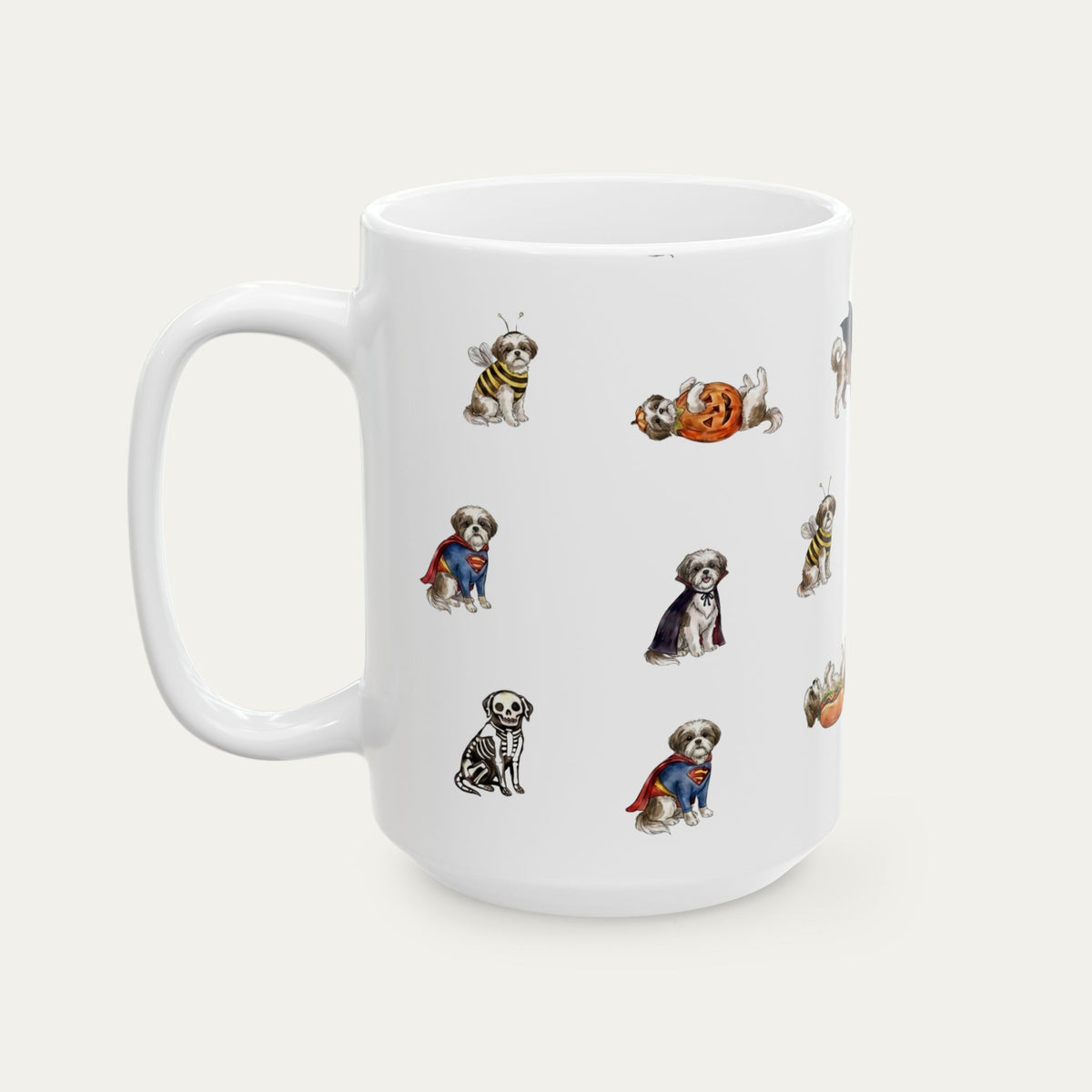 Shih Tzu Halloween mug