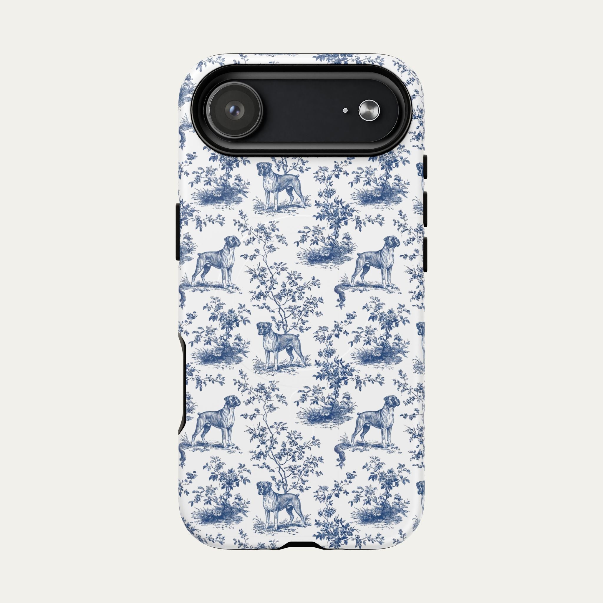 Boxer Blue Toile Phone case