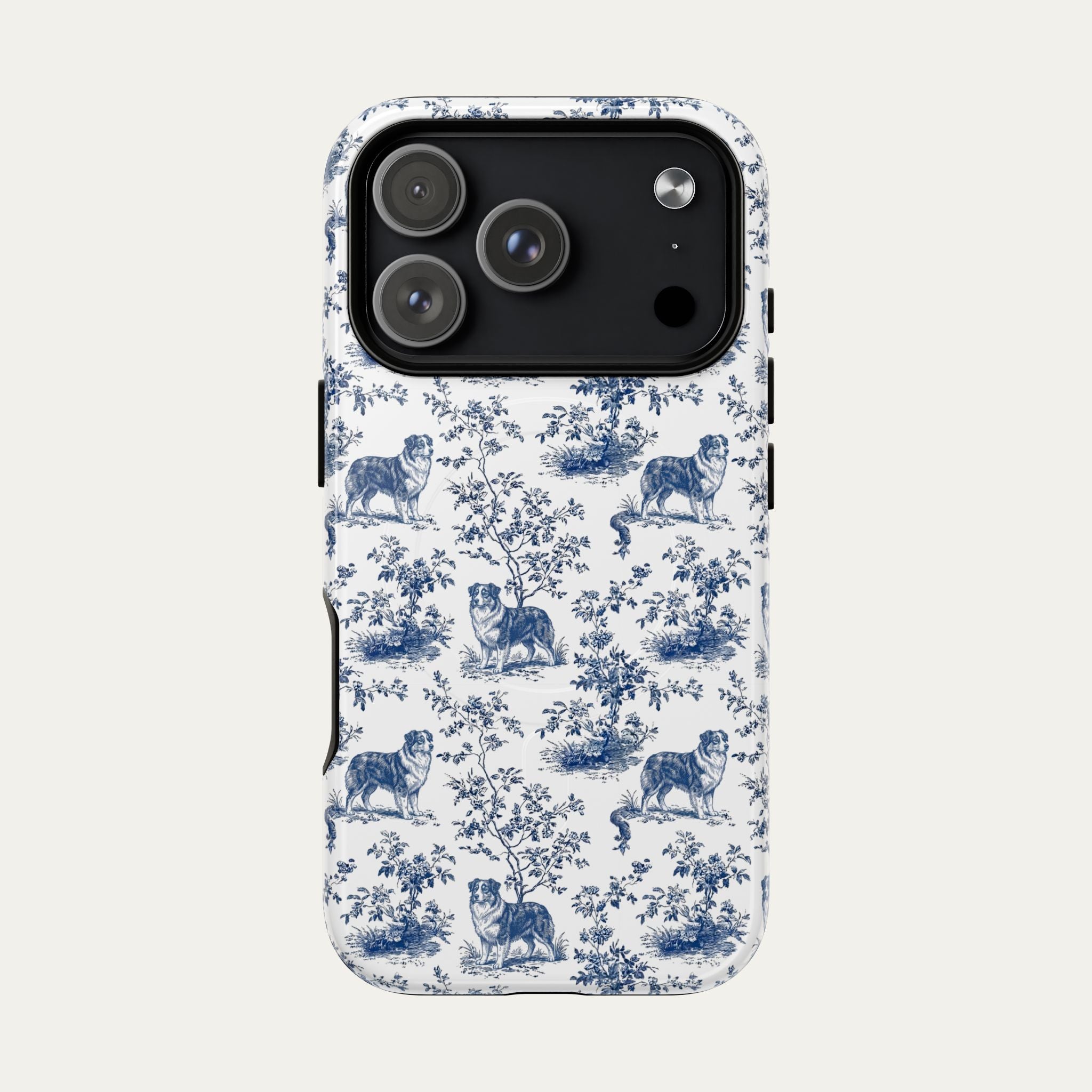 Australian Shepherd Blue Toile Phone case