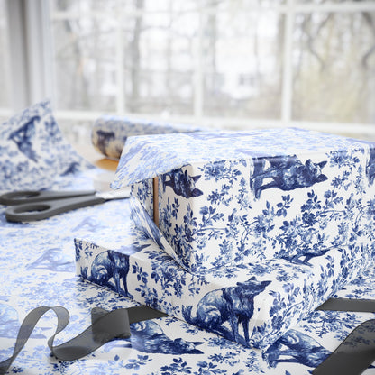 Belgian Malinois French Toile De Jouy Wrapping Papers