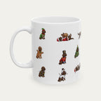 Goldendoodle Chocolate Christmas Mug
