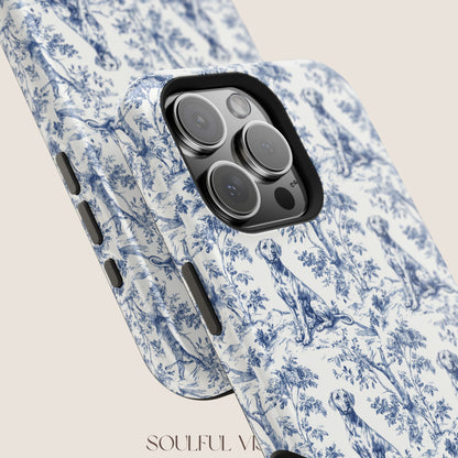 Rhodesian Ridgeback Toile De Jouy Magnetic Phone Case