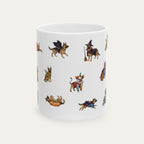 German Shepherd Halloween mug