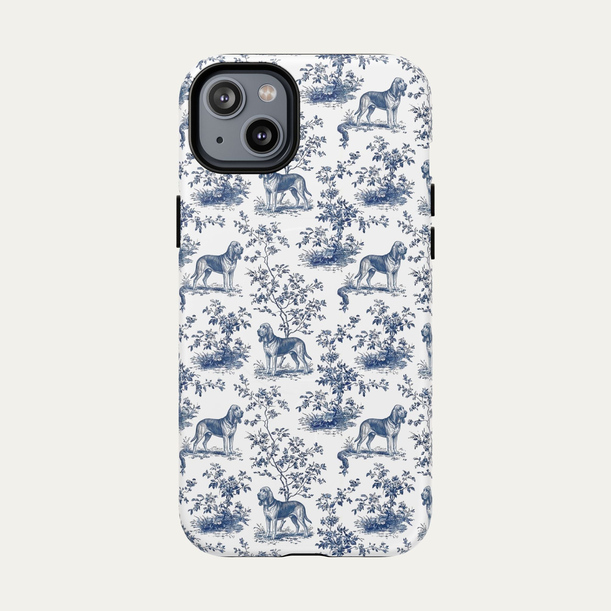 Bloodhound Blue Toile Phone case