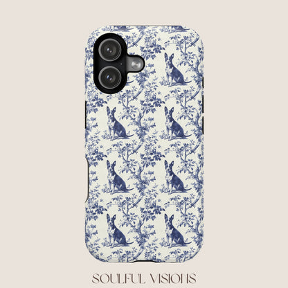 Basenji Toile De Jouy Magnetic Phone Case