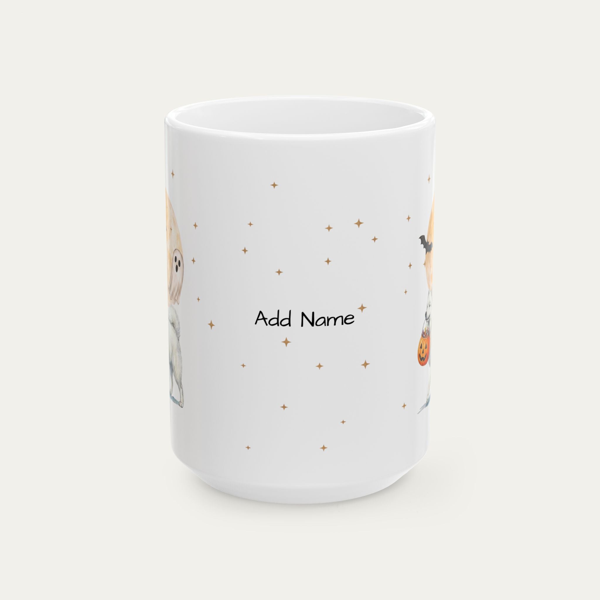 Custom Samoyed Halloween mug