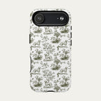 Labrador Retriever Sage Green Toile phone Case
