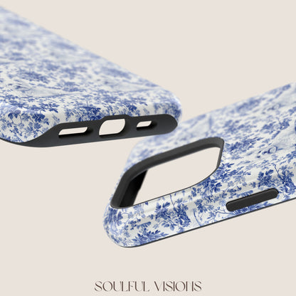 Westie Toile De Jouy Magnetic Phone Case