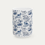German Shepherd Blue Toile Mug