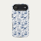 Beagle Blue Toile Phone case
