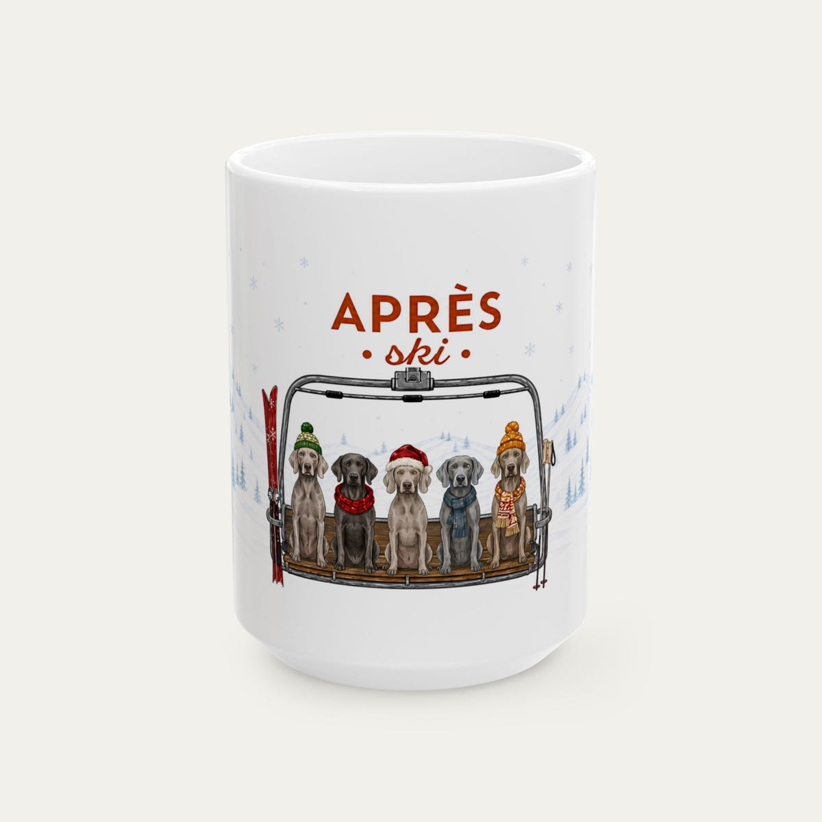 Weimaraner  Aprés Ski Mug