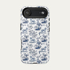 Pitbull Blue Toile Phone case