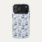 Boxer Blue Toile Phone case