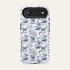 Akita Blue Toile Phone case