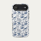 Bloodhound Blue Toile Phone case