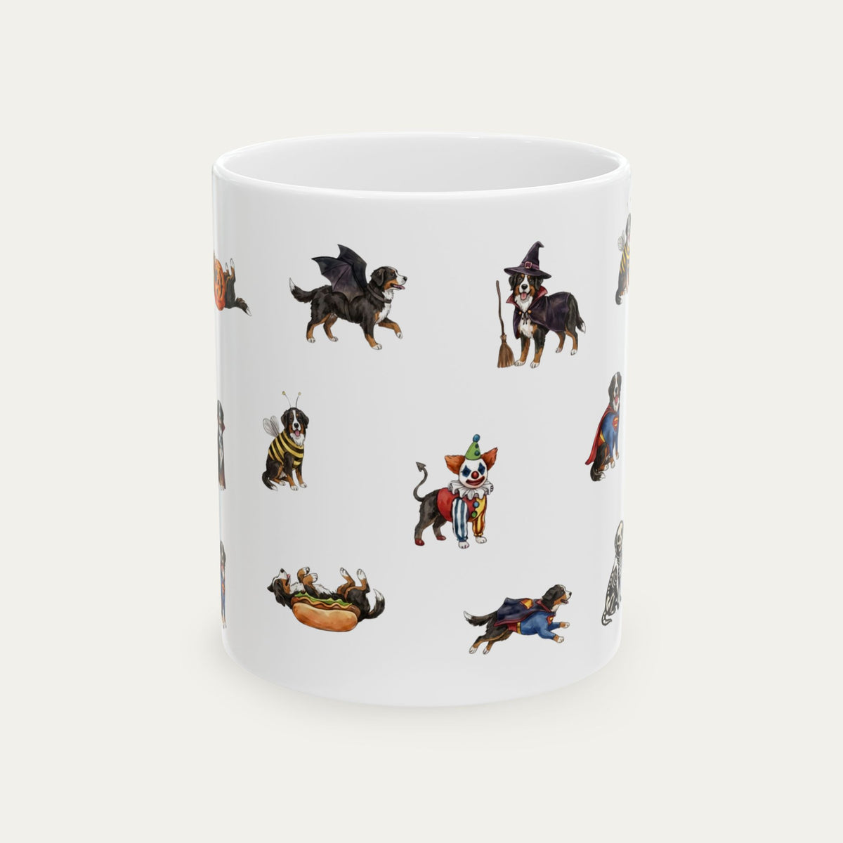 Bernese Mountain Halloween mug