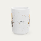 Custom Goldendoodle Chocolate Halloween mug