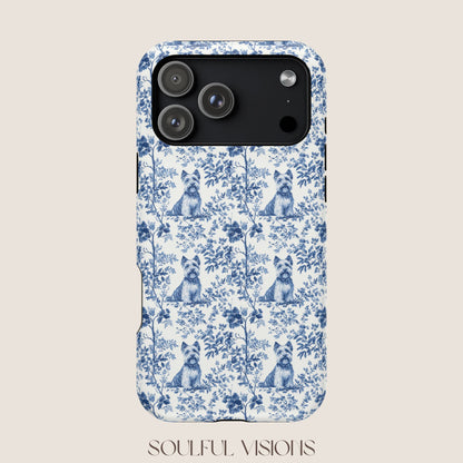 Scottish Terrier Toile De Jouy Magnetic Phone Case