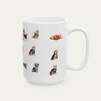 Akita Halloween mug