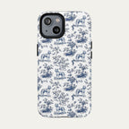 Pitbull Blue Toile Phone case