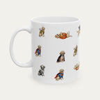 Labradoodle Cream Halloween mug