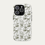 Akita Sage Green Toile phone Case