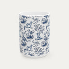 Dalmatian Blue Toile Mug