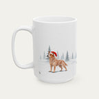 Custom Australian Cattle Dog Red Chrismas Santa Hat Mug
