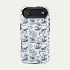 Bloodhound Blue Toile Phone case